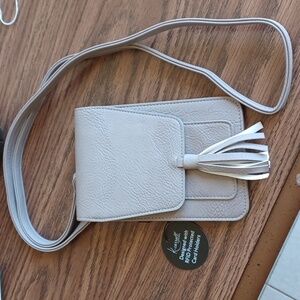 K. Carroll Harper Crossbody Taupe NEW